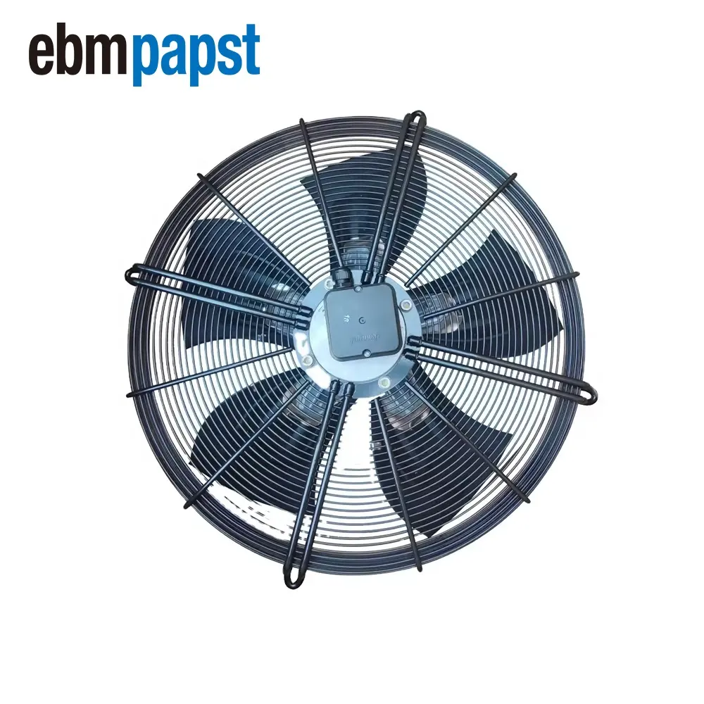 Ebmpapst s4d630 8317073848 630mm ip54 400v ac condensador, armazenamento frio, refrigeração axial ventilador com grade de proteção