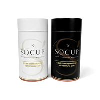 Boîtes en carton imprimées de luxe écologiques et recyclables avec estampage pour coupe menstruelle