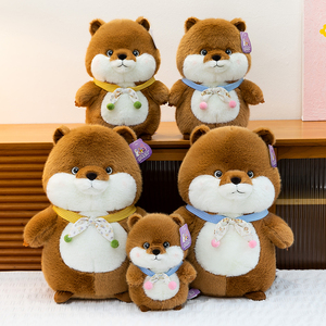 Vente directe d'usine, prix bas, jouet en peluche en forme de marmotte, adorable marmotte dodue, jouet en peluche en forme d'animal, compagnon de bébé, poupée - Product Image 2