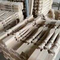 Pièces d'escalier intérieures modernes en bois massif, mains courantes, balustres d'escalier intérieurs en bois de hêtre, rails en bois – direct usine