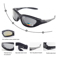 Lunettes de moto multifonctionnelles coupe-vent rembourrées en mousse Lunettes de soleil flottantes pour sports de pêche