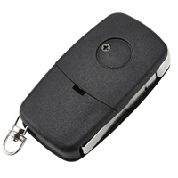 Clé de voiture télécommande pliable 433Mhz 1J0959753A avec puce ID48 pour Golf 4, Passat MK4, Seat, Skoda, lame HU66