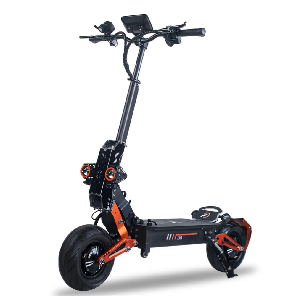 Off Road Powerful Eu Uk Warehouse Long Range Electric Scooters Powerful Adult 35Ah 48V Dual Motor 5000W 50 Mph Electric Scooter