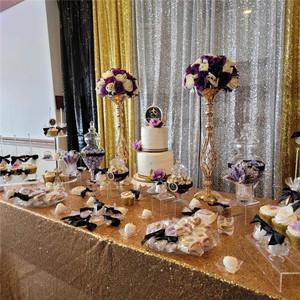 Soporte Candelabro Hueco <span class=keywords><strong>Dorado</strong></span> Guía de <span class=keywords><strong>Camino</strong></span> Florero de Metal <span class=keywords><strong>para</strong></span> Centros de <span class=keywords><strong>Mesa</strong></span> de Bodas Decoraciones de Boda - Product Image 4