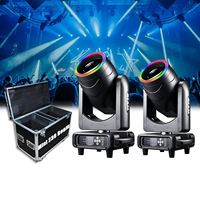 230W 7R Sharpy Beam Moving Head Light RGBW Halo Ring Superheller 16-Facetten Doppelprisma DMX512 B22 Bühnen-DJ-Hochzeits-Konzert-Beleuchtung