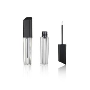 Bas quantité minimale de commande Cosmétique Carré Clair Mascara Bouteille Eyeliner Paquet Couvercle Noir Slant Top Eyeliner Tube <span class=keywords><strong>Blanc</strong></span> <span class=keywords><strong>Feutre</strong></span> Pointe Brosse Logo Étiquette - Product Image 1