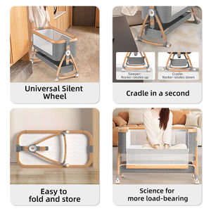 Nouveau-né bébé produits berceau à bascule <span class=keywords><strong>Mobile</strong></span> pliable bébé berceaux ensemble de literie moustiquaire <span class=keywords><strong>lit</strong></span> <span class=keywords><strong>pour</strong></span> bébés - Product Image 3