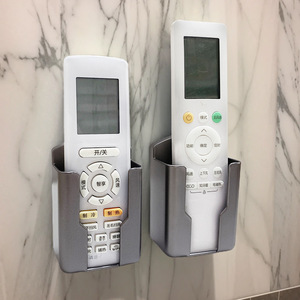 Wall Mounted Remote <b>Control</b> <b>Holder</b> Plastic Storage Rack For Air Conditioner And Tv Remote Organizing Display Shelf - Product Image 1