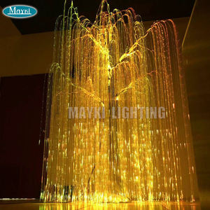 Éclairage extérieur en fibre optique d'usine, arbre de saule <span class=keywords><strong>Avatar</strong></span>, éclairage d'arbre en fibre optique LED pour aménagement paysager - Product Image 3