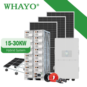 Sistema de Energía Solar Fuera de la Red Whayo de 10KW, 12KW, 15KW, 25KW, Kit Completo de Paneles Solares con Batería de Litio - Product Image 1