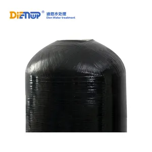 Black Fiberglass Frp Grp 10m3 1465 Filter Vessels Fiber Round Water Purification Storage Tank Machine 1m3