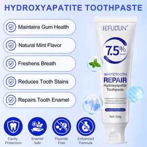SEFUDUN 120g Pasta Dental Reparadora Blanqueadora con Hidroxiapatita, Marca Privada, Pasta Dental con Hidroxiapatita NHAP para Alivio de Sensibilidad - Product Image 3