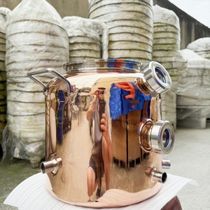 Máy chưng cất rượu, tinh dầu bằng thép không gỉ, đồng, dung tích 10L, dùng được trong thực phẩm - Product Image 1