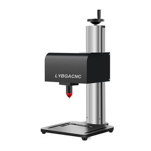 Lybgacnc <span class=keywords><strong>เครื่อง</strong></span>ทำ<span class=keywords><strong>เครื่อง</strong></span>หมายแผ่นป้ายป้ายโลหะแบบ3แกนตั้งโต๊ะแบบพกพารองรับ DXF PLT สำหรับการกำหนดหมายเลขแชสซีของเฟรมทรงกระบอก - Product Image 2