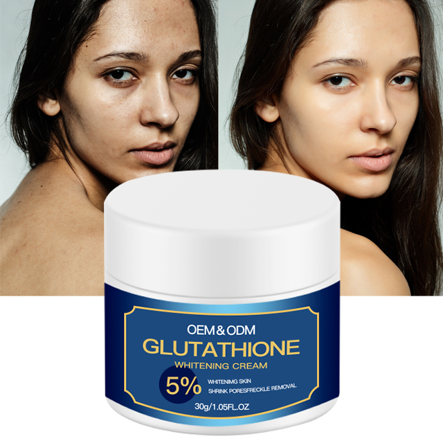 OEM Whitening Cream Arbutin Glutathione Night Bleaching Cream Lightening Beauty Glutathione Face Whitening Cream for Dark Skin