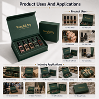 Boîte cadeau cosmétique haut de gamme OEM avec logo personnalisé et insert pour collections de vernis à ongles et marques de beauté