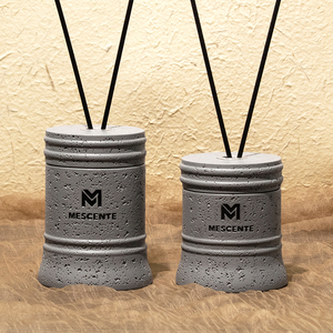 Mescente <span class=keywords><strong>2025</strong></span> Thiết Kế Mới Rượu Miễn Phí Làm Mát Không Khí Tinh Dầu Xi Măng Reed Khuếch Tán 150Ml Hương Thơm Bê Tông Reed Khuếch Tán - Product Image 3