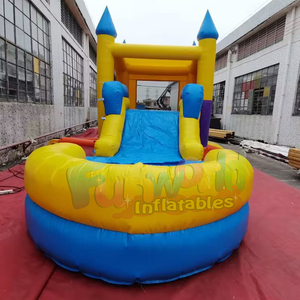 Castillo inflable con tobogán, combo de juegos inflables comerciales para niños. - Product Image 5