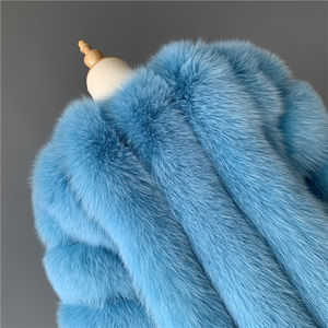 Jxwatcher Dames Kleding Groothandel Cropped Pluizige Echte Vossenbontjas Luxe Custom Winter Vrouwen Natuurlijke Vossenbont Jas Seks - Product Image 6