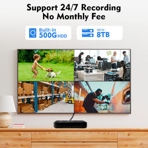 KERUI 5MP, домашняя наружная система видеонаблюдения AHD, комплект видеорегистратора, 8-канальная домашняя система видеонаблюдения, система видеонаблюдения, 500 г, кабель HDD 15 м - Product Image 4