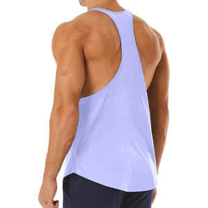 100% Cotton Men's Tank Tops Breathable Summer Fitness Sport <b>Vest</b> Fashion Stringer Sleeveless <b>Bodybuilding</b> Gym Singlet - Product Image 4