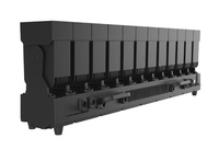 XLIGHTING IP65 impermeable 12 Uds * 60W LED Wave Light barra móvil RGBW emisor Lyre luces con DMX512 para escenario DJ Disco conciertos