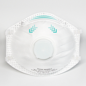Masker Wajah FFP2/FFP3, respirator masker wajah sekali pakai klip hidung plastik
