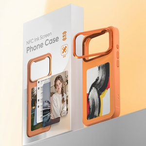 เคสโทรศัพท์อัจฉริยะแบบ DIY สำหรับ iPhone 17 NFC E Ink ขา<span class=keywords><strong>ต</strong></span>ั้ง<span class=keywords><strong>แบ</strong></span>บแม่เหล็กตั้งได้เคสโทรศัพท์ขนาด4.0นิ้วสำหรับ iPhone 17 PRO MAX - Product Image 3