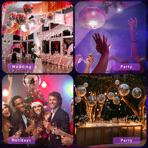 Esfera de Discoteca de Cristal Ecológica Personalizable, Espejo Grande para DJ, Club, Fiesta, Navidad, Boda, Decoración del Hogar - Product Image 3