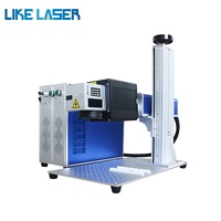 Machine de marquage laser à fibre 100w Ipg System 300x300 Allemagne pour la gravure laser de plastique, papier, bague, bracelet, PVC