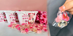 Venta directa <span class=keywords><strong>de</strong></span> fábrica Cuentas <span class=keywords><strong>de</strong></span> fragancia <span class=keywords><strong>de</strong></span> estancia 3 en 1 Fragancia <span class=keywords><strong>de</strong></span> Sakura Cuentas <span class=keywords><strong>de</strong></span> condensación <span class=keywords><strong>de</strong></span> lavandería concentradas antibacterianas - Product Image 2