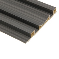 Prix d'usine personnalisé 3D grain de bois WPC panneau mural étanche anti-flexion décoration intérieure mur extérieur bureau plastique bois