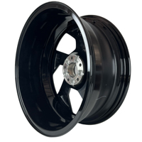 Nouvelle jante en alliage d'aluminium de 18 pouces pour Citroën C5 Aircross, moulée sous faible pression, à cinq branches, finition noire, remplacement d'équipement d'origine
