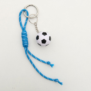Sport Braided Rope Keychain Baseball Badminton Football 8 Ball Key Chain Bag Charms Pendant Tennis Phone Chain Straps Key Ring - Product Image 4