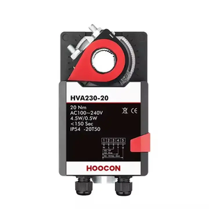 Actionneur de registre rotatif HOOCON HVA24S-20 20NM 24V pour climatisation avec commande 2-SPDT et 2/3 points - Product Image 3