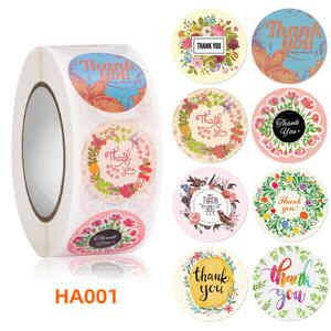 Rollo de Pegatinas Personalizadas de Dibujos Animados, Autoadhesivas, con Barnizado UV, Decoración Navideña, Venta al por Mayor - Product Image 2