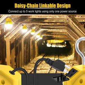 <b>LED</b> Chain Bulbs IP65 Waterproof <b>Workshop</b> Camping Outdoor Work <b>Light</b> Industrial String Fixture Temporary work <b>light</b> - Product Image 6