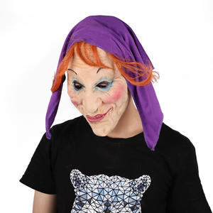 Masque de tête, gants en latex pour Halloween, figurine d'action Avengers, super-héros, cosplay, masque de clown, masque de sorcière, drôle, effrayant - Product Image 3