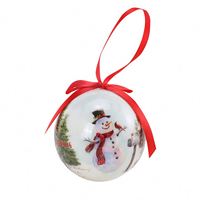 Boules en mousse de 75 cm avec autocollants peints, décorations pour arbre de Noël, modèle 75 273