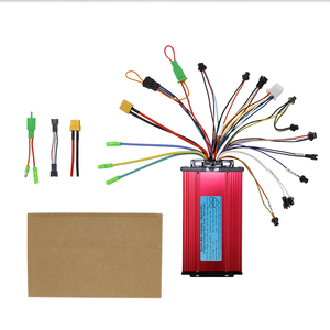 Controlador de Onda Cuadrada Sin Escobillas 24V 36V 48V 52V 60V 6A-20A para Piezas de Bicicleta Eléctrica, Accesorios para Bicicletas Eléctricas - Product Image 1