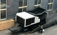 Broyeur mobile sur chenilles ORNATE pour palettes de chariots élévateurs, déchets solides, déchets urbains et ménagers