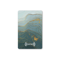 Carte NFC intelligente personnalisée ISO 14443 a RFID 216 PVC Cartes de visite NFC utilisées pour les hôtels, les restaurants, les salons de beauté, etc.