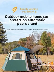 <b>Tent</b> Folding Fully Automatic Anti-Storm <b>Hexagonal</b> Rainproof UV Protection Oxford Cloth Camping Gear Outdoor Camping Shade Canopy - Product Image 6