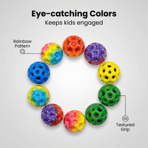 Pelota de Goma Suave y Rebotante de PU, Pelota Lunar de Alto Rebote, Colorida, Interactiva, Brillante, para Niños, Juguetes de Playa para Exteriores - Product Image 5