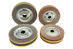 Klappen rad zum Polieren von Edelstahl Metall Holz möbel Stein Aluminium oxid Klappen rad Gerade Nut Klappen räder - Product Image 6