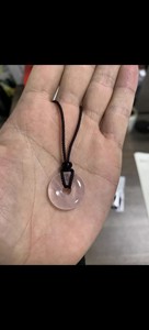 Nuovo Ciondolo Cinese Antico in Agata Naturale Intagliata Rotonda da 20mm con Cristallo di Rame, Collana con Fibbia Portafortuna - Product Image 6