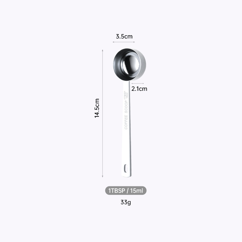 Silver 15ML Measuring Spoon (SS304)