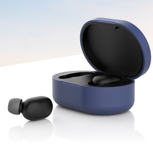 Funda protectora de silicona para <span class=keywords><strong>Xiaomi</strong></span> <span class=keywords><strong>Redmi</strong></span> <span class=keywords><strong>Airdots</strong></span> <span class=keywords><strong>2</strong></span>, funda portátil para auriculares, precio al por mayor - Product Image 1