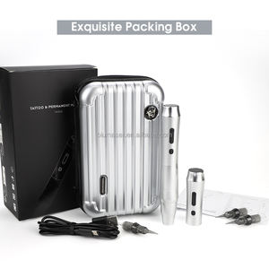 Máquina de maquillaje permanente inalámbrica con motor potente sin núcleo, máquina de tatuaje de cejas con microsombreado, micropigmentación - Product Image 2