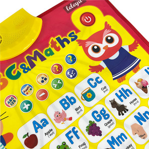 Affiches parlantes anglaises Apprentissage phonétique Graphiques audio pour enfants Alphabet Talking Poster Chine Vente en gros Jouets éducatifs - Product Image 5